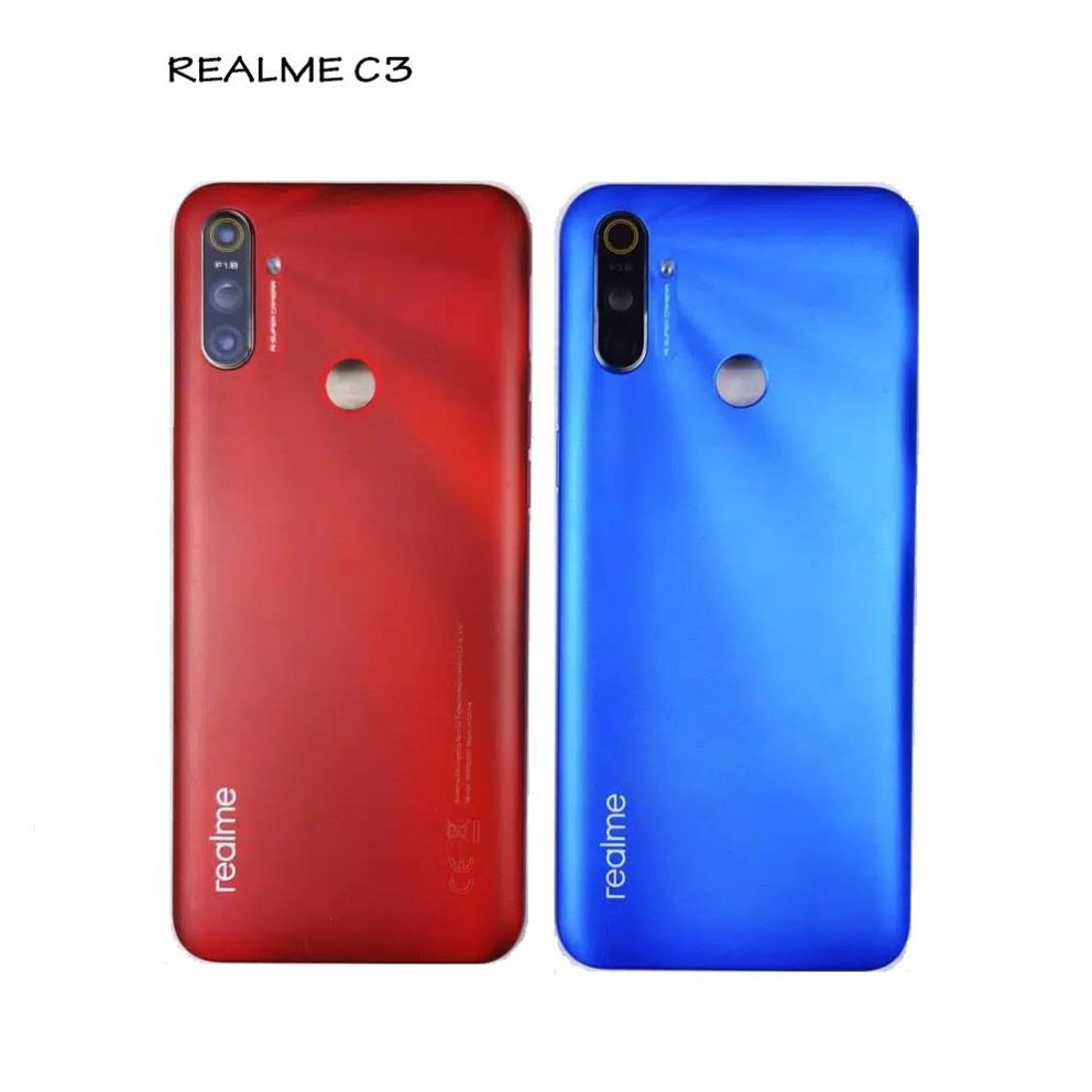 Terbaru Tutup Baterai Realme C3 Back Cover / Tutup Baterai Realme C3 Casing Belakang Realme C3 Tutup