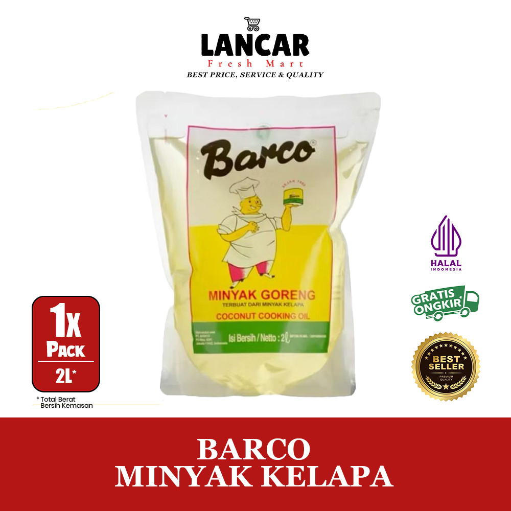

BARCO MINYAK KELAPA 2L / MINYAK BARCO 2L