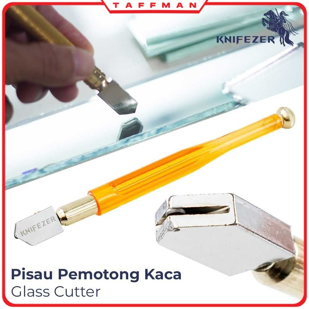 

TM - KNIFEZER Pisau Pemotong Kaca Glass Cutter Diamond Cutting Tool - L9
