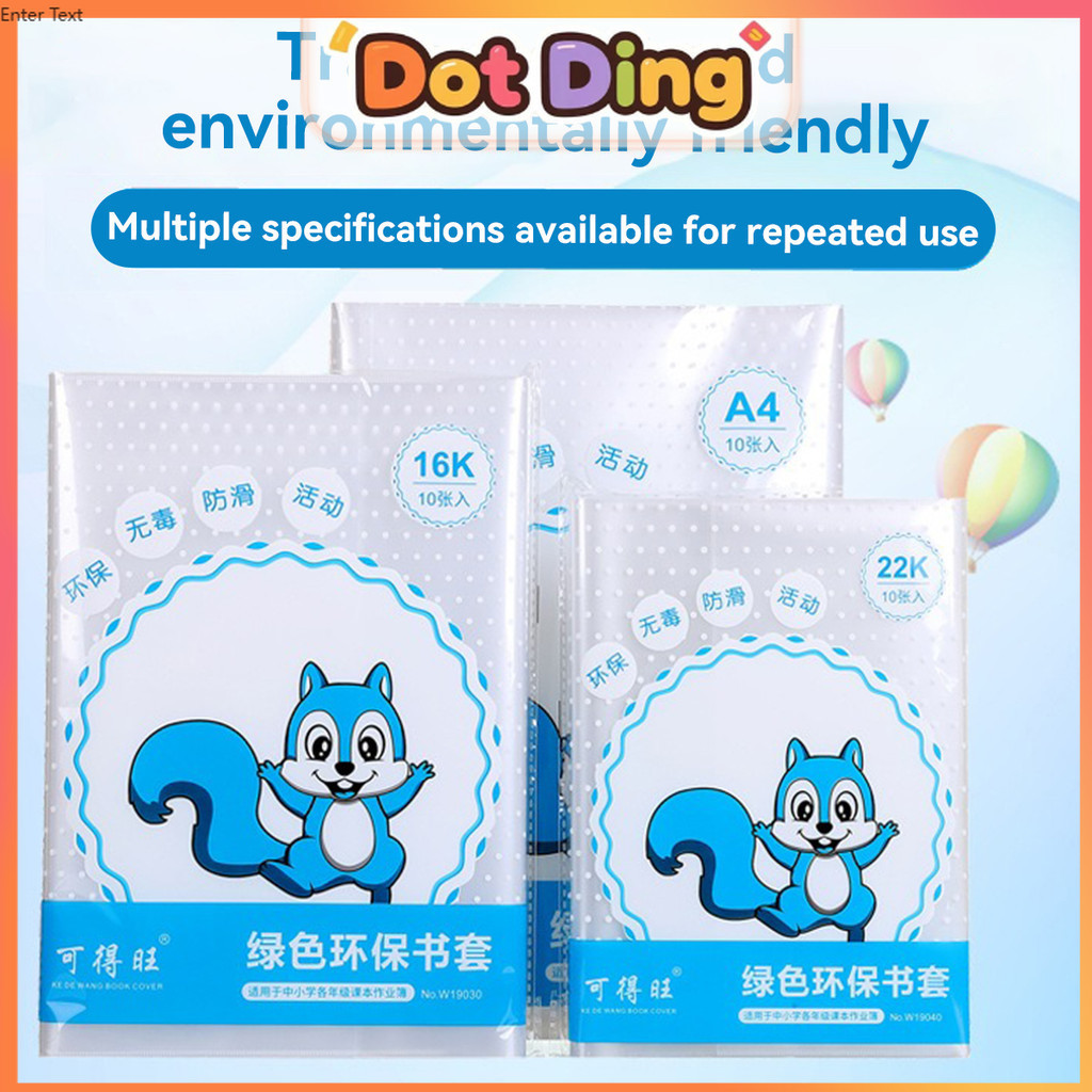 

[DOTDING] Plastik 10 PCS Sampul Buku TRANSPARAN PVC Anti Sobek Bisa Dipakai Ulang & Geser Ukuran 16K A4 Cocok Untuk Buku Tulis Agenda Dokumen