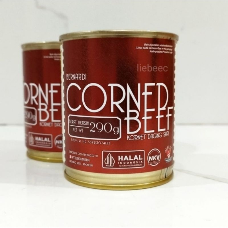 

ready Bernardi 290 Gram Corned Beef / Kornet Daging Sapi 290g