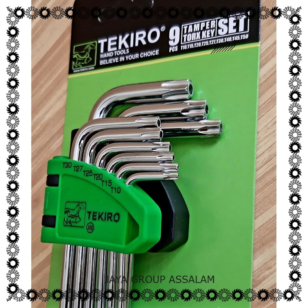 kunci L bintang set Tekiro panjang