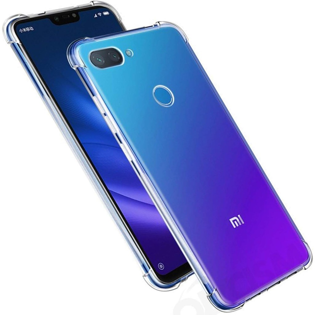 PRODUK CASE SESUAI UNTUK XIAOMI MI 8 LITE SILICONE SOFT ANTICRACK CLEAR SHOCKPROOF SLIM FIT DESIGN A