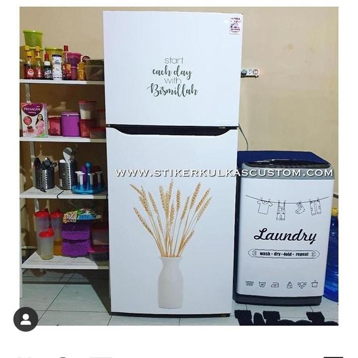 stiker kulkas 2 pintu jumbo pot - 1 pintu