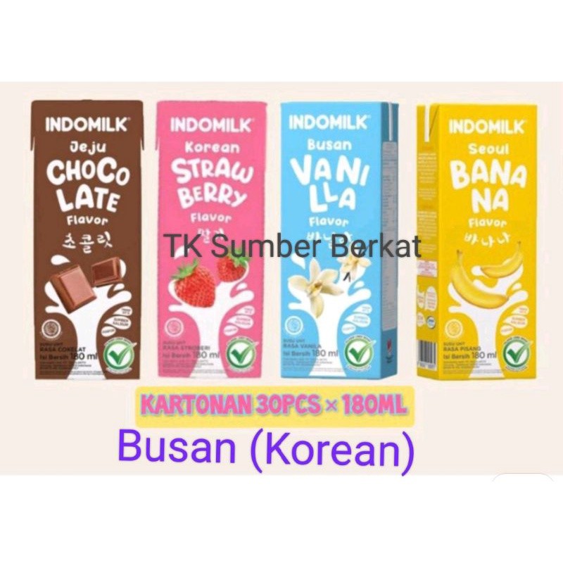 

susu indomilk uht 180 ml isi 30 pcs
