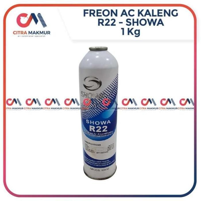 GZ12... Freon R22 Kaleng Showa Refrigrant AC R 22 Tabung Can Isi 1 kg
