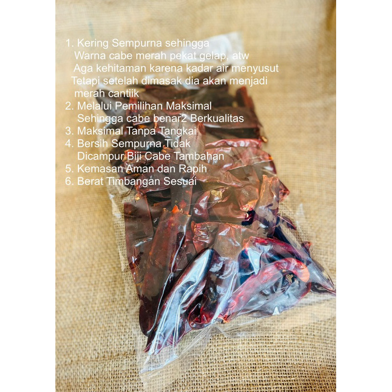 

Paket Cabe Merah Besar Kering WonderHot