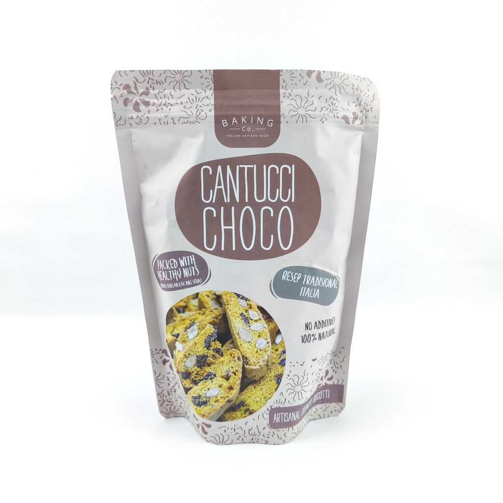 

Baking Co Cantucci Choco 200Gr Artisanal Crunchy Biscotti