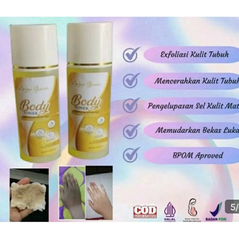 [PGA] TONER BADAN MARLENA KUNING KELUPAS BPOM