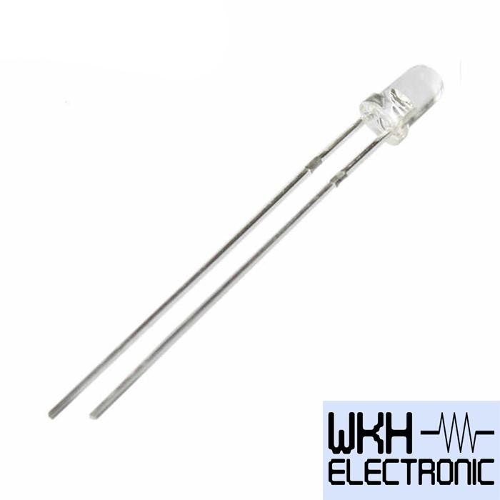 DV83... Photodiode 3mm Photodioda Sensor Cahaya IR Infrared Receiver Clear
