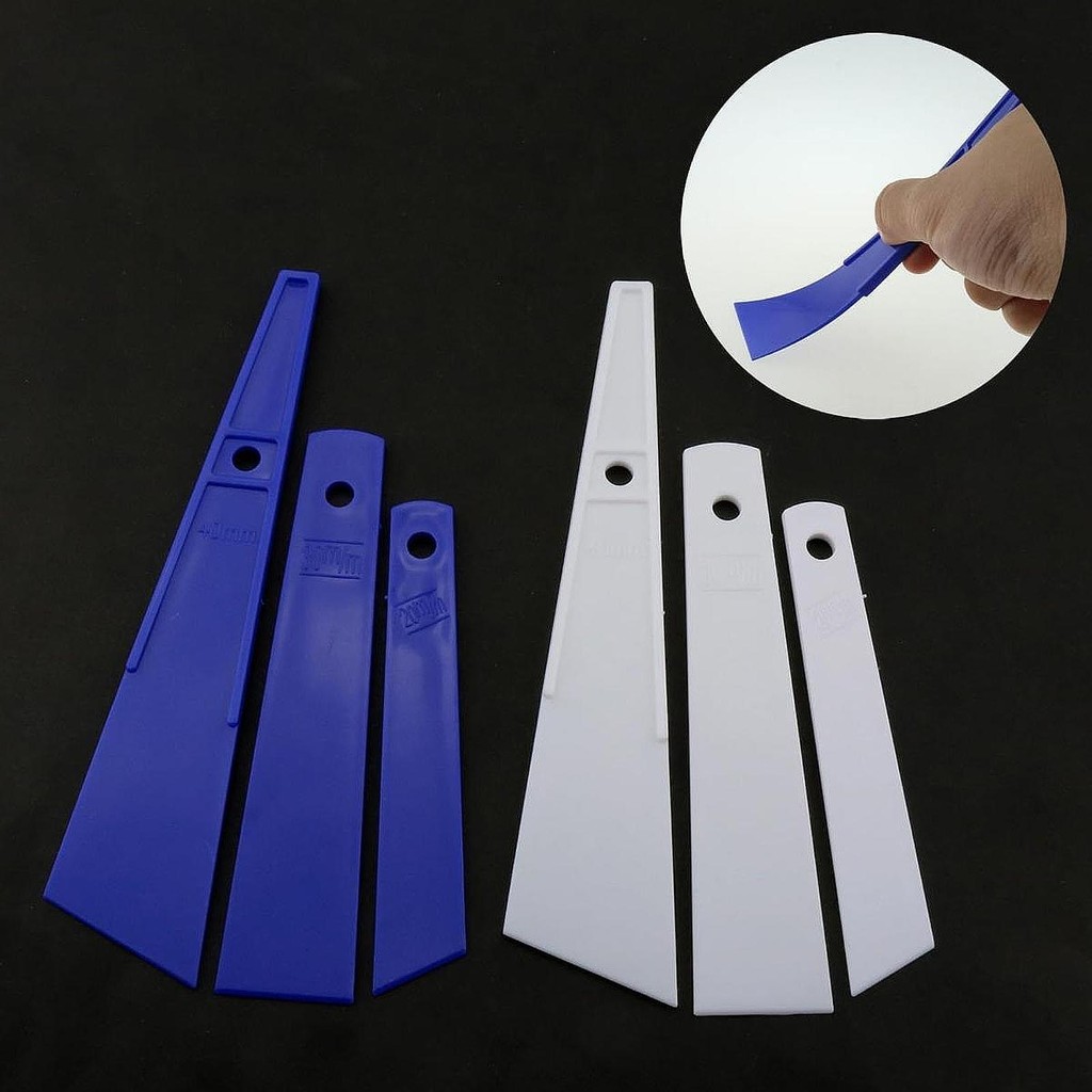

6Pcs Glue Spreaders Scraping Tools Lightweight Leather Scraping Spreaders for Professional Woodworking DIY Crafting Project