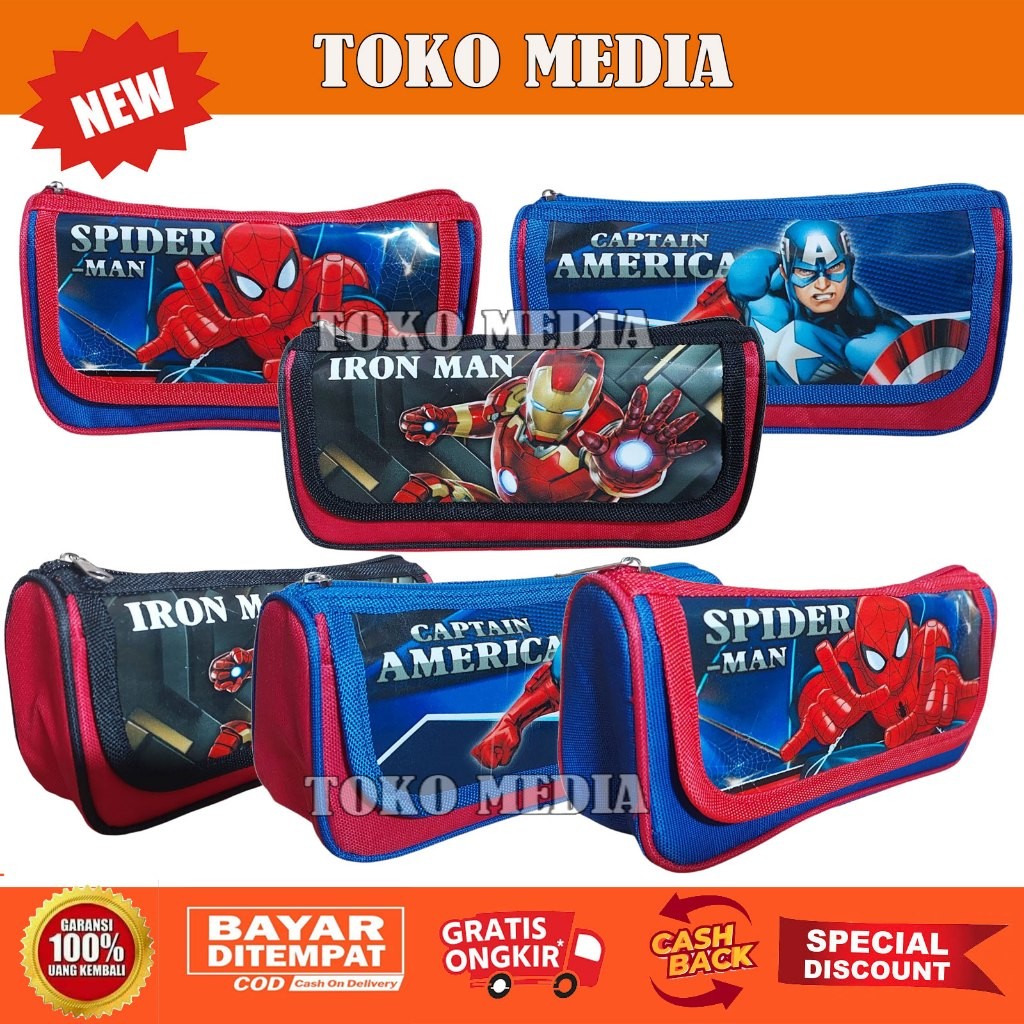 

COD Tempat Pensil Anak Superhero Model Perahu Dengan 2 Tempat penyimpanan