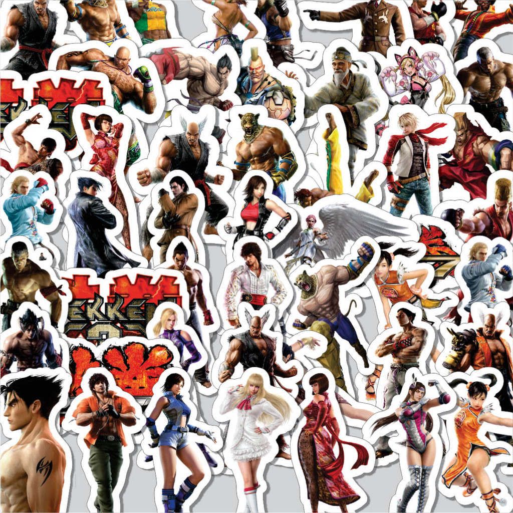 

Stiker Cutting Pack Stiker Game Series Tekken Character Mix 3 Isi 100Pcs Series Aesthetic Lucu Keren Untuk Koper Bahan Vynil