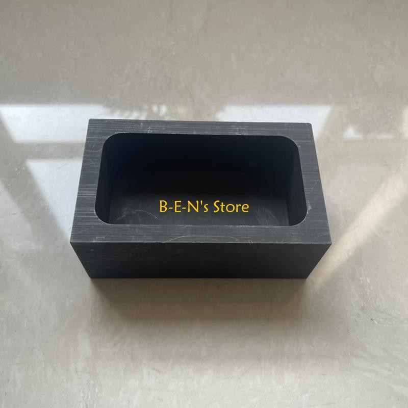 

Y1AD Crucible Mould Melting Ingot Mold Melting Metal Rod Good Corrosion Resistance for Melting Casting Refining Gold Silver