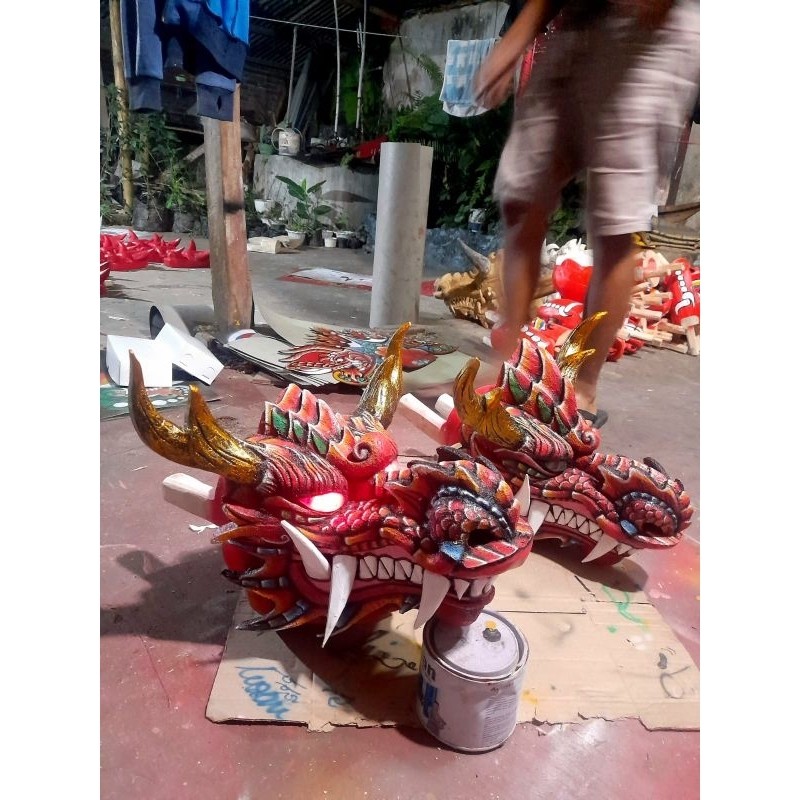 barongan pusat//putihan barongan devil//realpict