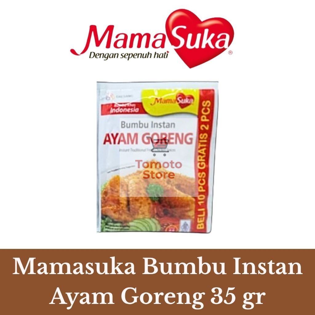

✨ TOMOTOSTORE ✨ MAMASUKA Bumbu Instan Ayam Goreng 35 gr