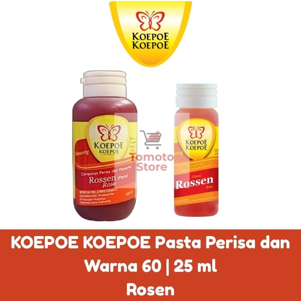

✨ TOMOTOSTORE ✨ KOEPOE KOEPOE Pasta Perisa dan Warna Rosen
