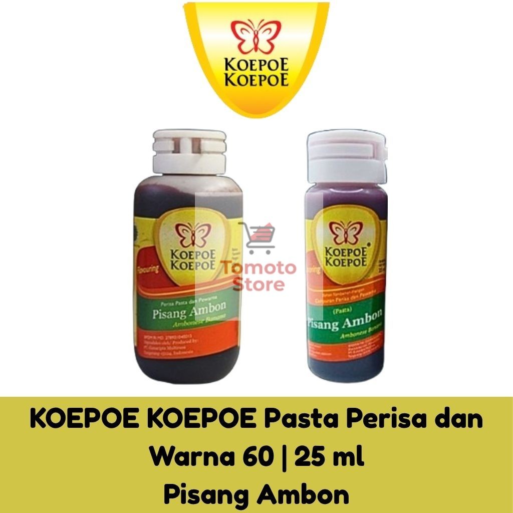 

✨ TOMOTOSTORE ✨ KOEPOE KOEPOE Pasta Perisa dan Warna Pisang Ambon