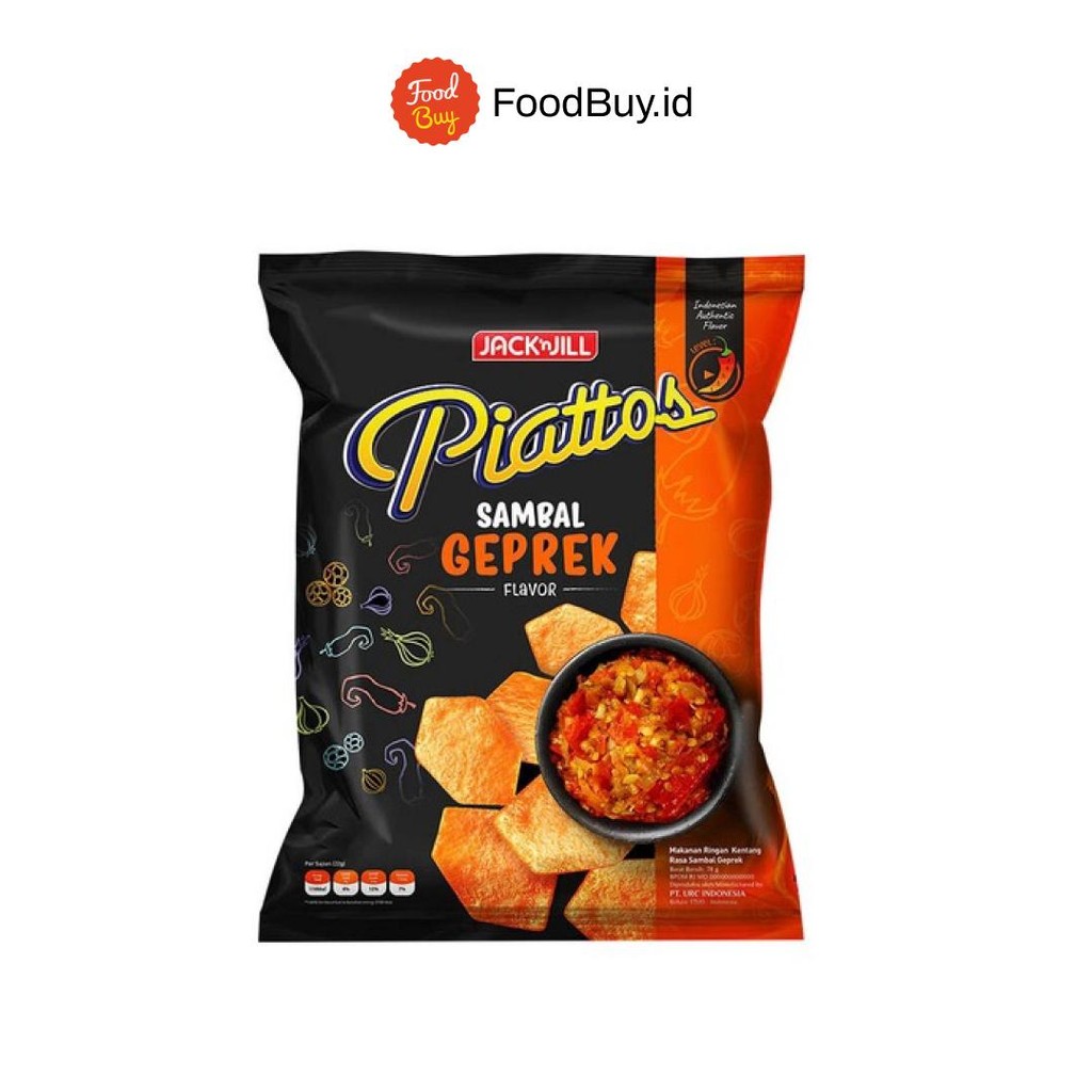 

Piattos Snack Kentang Rasa Sambal Geprek 35gr