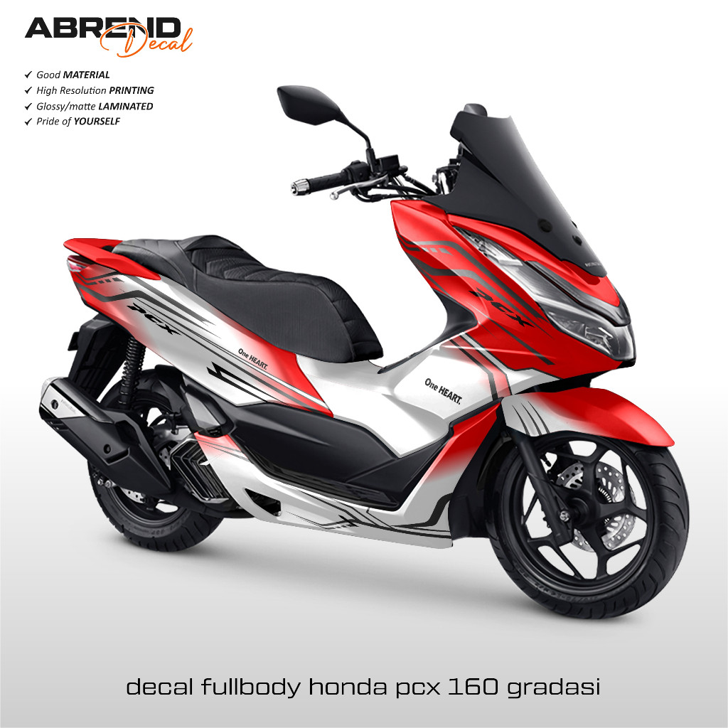 AXEDECAL - DECAL FULLBODY PCX 160 GRADASI GRAFIS CUSTOM / STIKER PCX / DECAL PCX 160 / STOCK DECAL