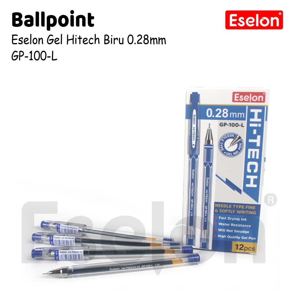 

❤️️12pcs Pulpen Hi-Tech 0.28 Eselon GP-100-L/ 1pack Pulpen Hitech❤️️