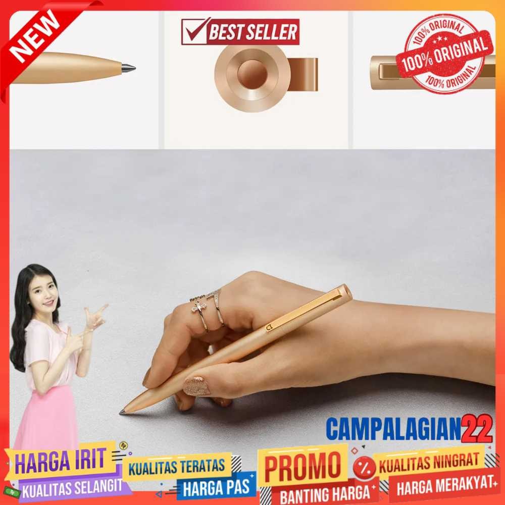 

Xiaomi Mi Jia Signature Rollerball Pen Pulpen Metal - MJJSQZB02XM (Original)