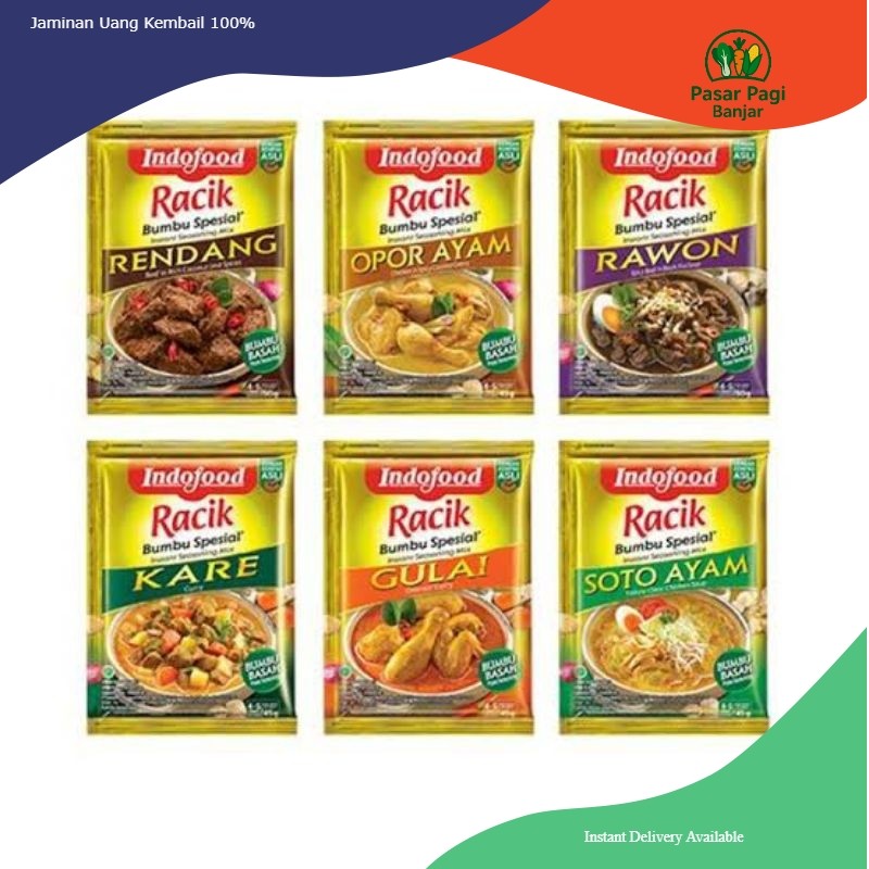 

Indofood Racik Bumbu Spesial Rawon Rendang Opor Soto