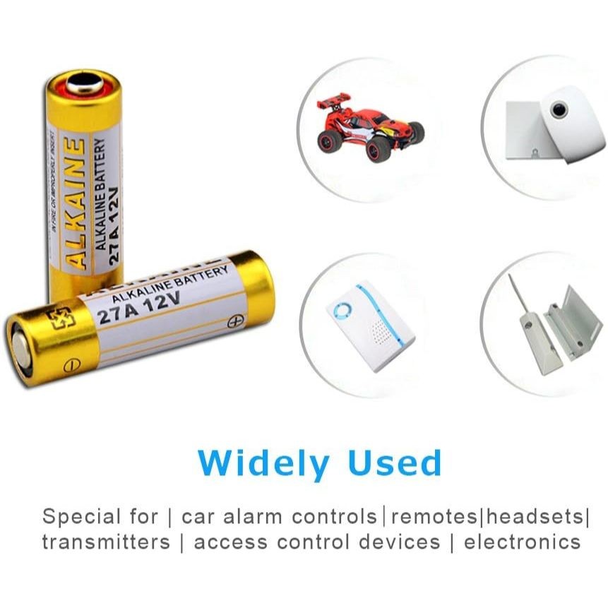 Baterai Alkaline 27A 12V || Baterai/Batere/Battery Alkaline 27A isi 1 Pcs || Baterai/Batere/Battery 