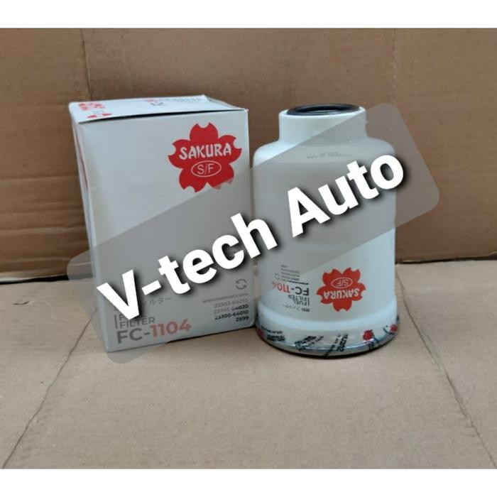 Filter Solar / Fuel Filter Toyota Hiace Diesel FC-1104 FC1104 Sakura Parts