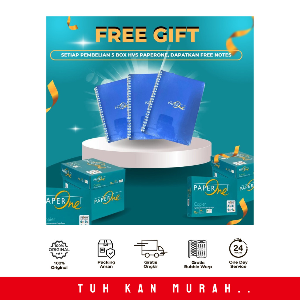 

HADIAH NOTEBOOK SPIRAL A5 PAPERONE