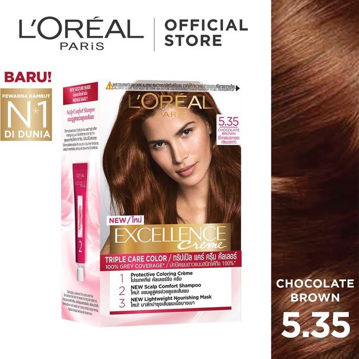 Loreal Paris Pewarna Rambut– 5.35 Chocolate Brown