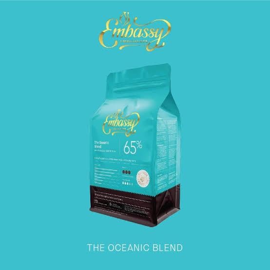 

Promo Embassy Chocolate - Oceanic Blend 65% Dark Couverture Chocolate 2,5 kg