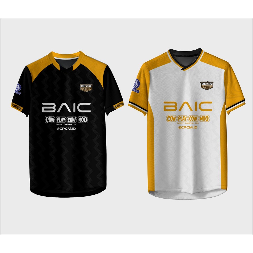 JERSEY BOLA DEWA UNITED ISL 2025-2026  TERBARU FREE NAMESET