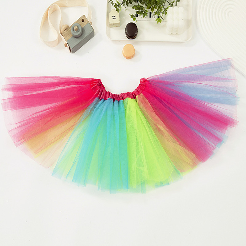 Anak Rok Pesta Rok Ultah Anak Rok Jala Rok Tutu Anak Pelangi Unicorn Rok Tutu Anak Pendek