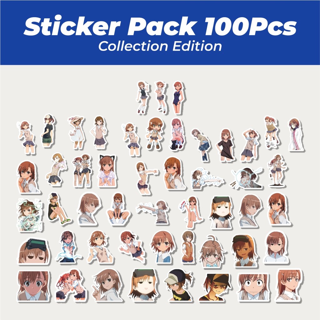 

Hot Stiker Anime Series Certain Magical Index Character Mikoto Misaka Lucu Anti Air Stikers Berperekat Waterproof Sticker Decal Buat Motor Helm Buku Journal Koper Casing HP Laptop Botol Minum