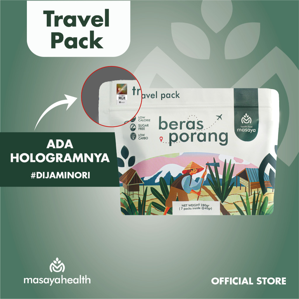 

MASAYA BERAS PORANG Travel Pack