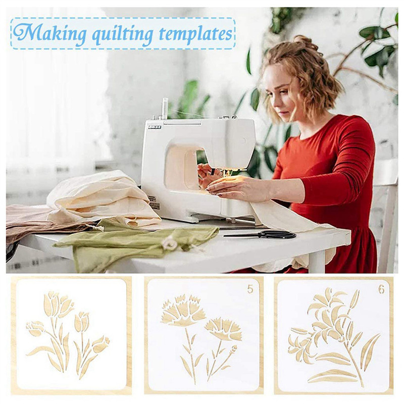 

ABAH-60Pcs Clear Mylar Stencil Sheets 12 Inch Blank Stencil Material Sheets,For Compatible & Silhouette Cutting