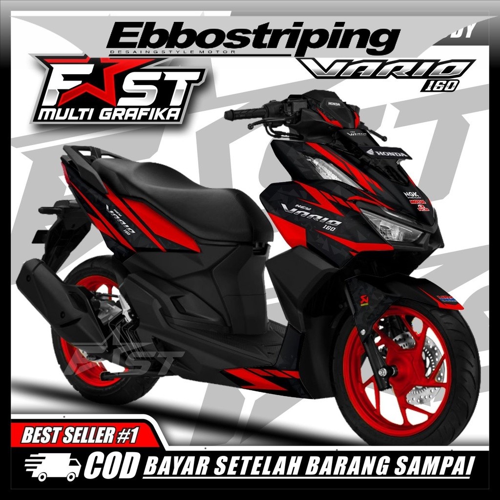 Stiker Vario Fullbody Decal Vario New 160 2022 Striping Vario 160 Fullbody Hitech Variasi