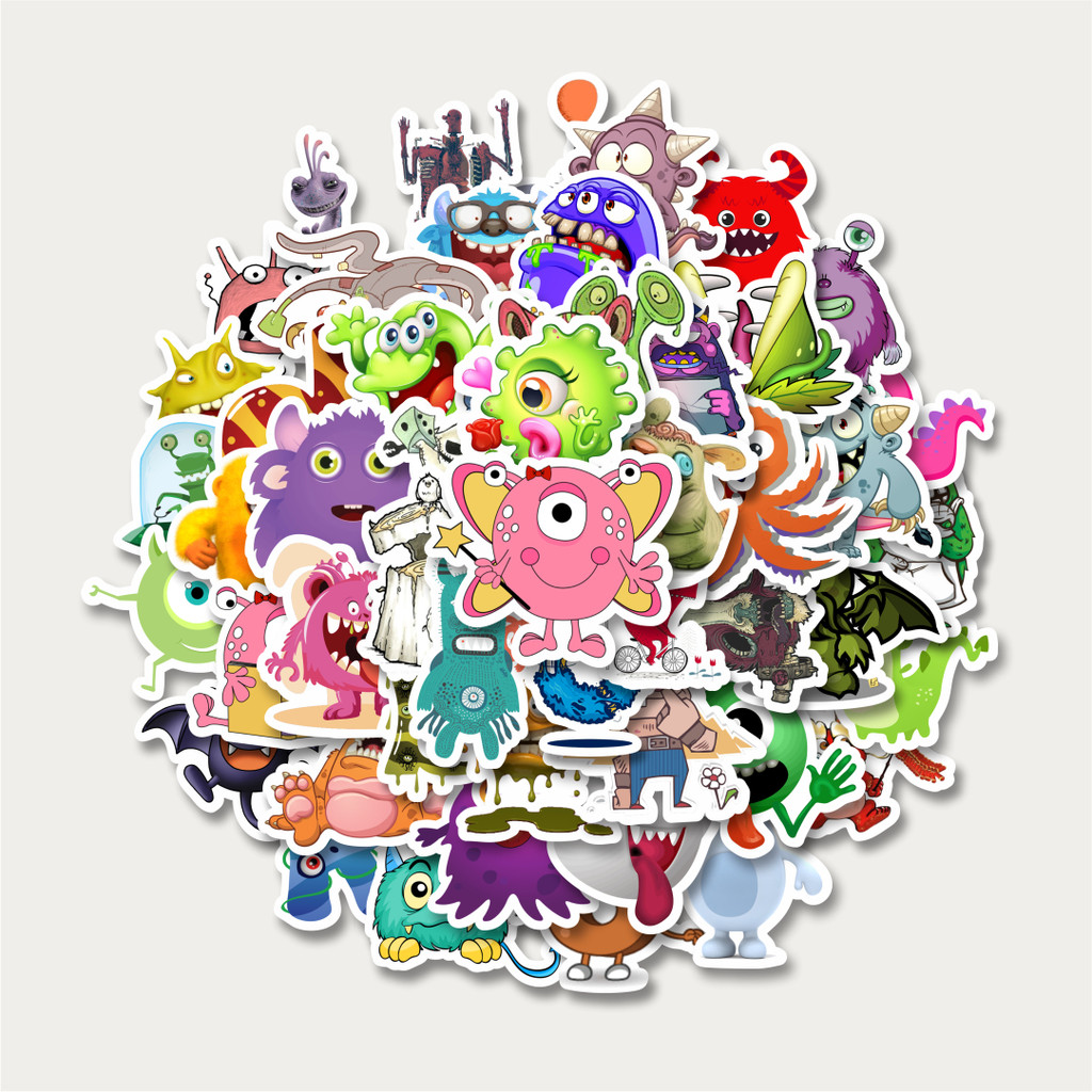 

Sticker Pack Stiker Monster Art Illustration Karakter Mix 3 | Sticker TUMBLR | Stiker LAPTOP KOPER HELM
