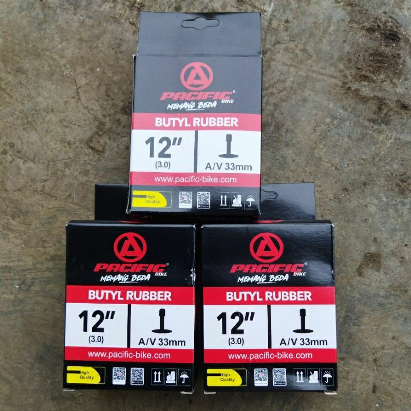 ban dalam sepeda 12 x 3.0 jumbo Pacific