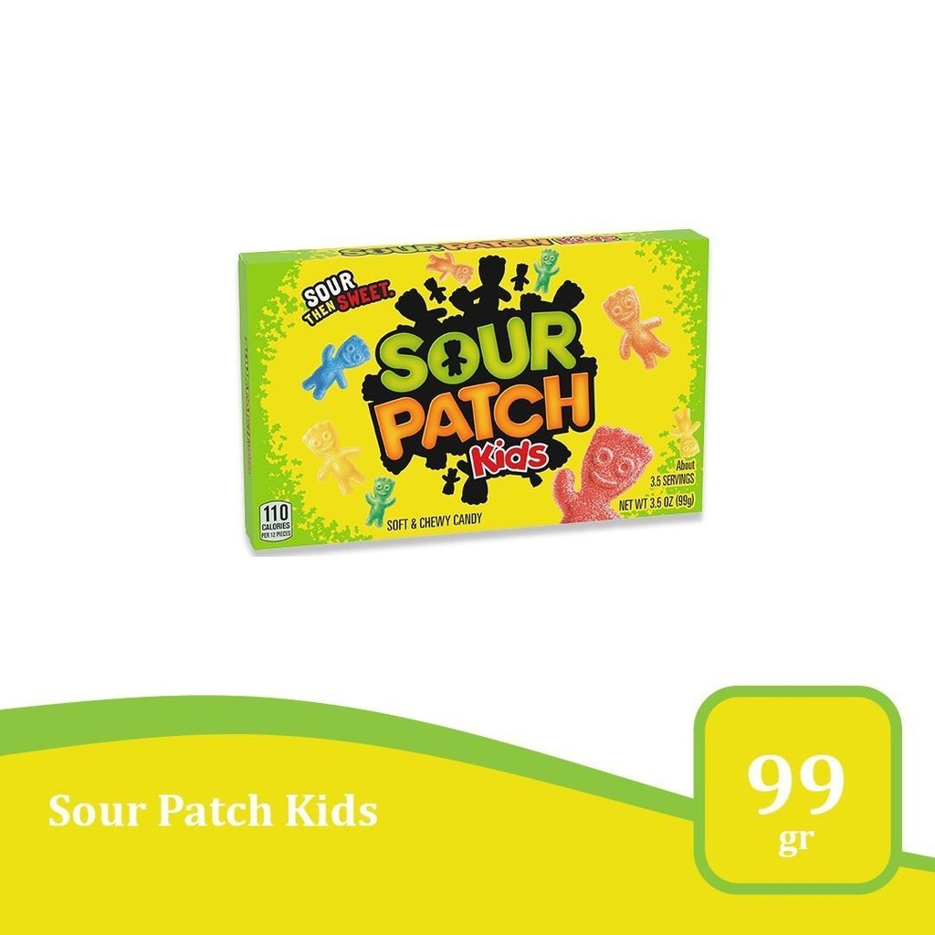 

Sour Patch Kids 3.5 oz - permen kenyal asam import USA