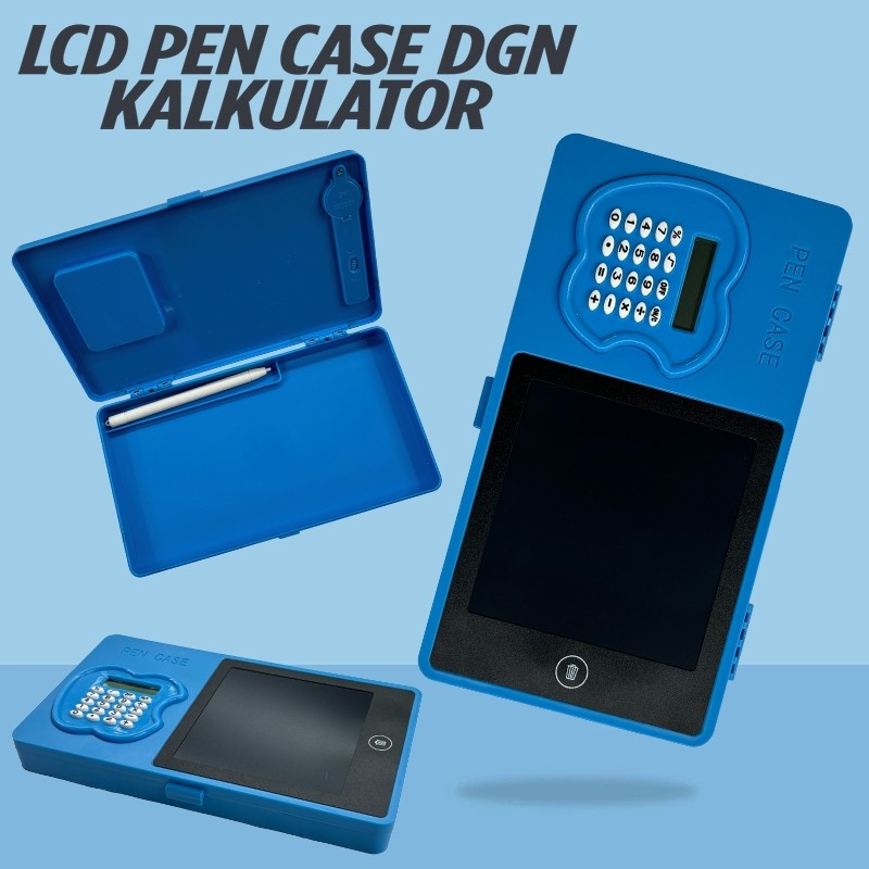 

Kotak Pensil Anak Multifungsi LCD Writing Pad dan Kalkulator dalam Satu Pen Case