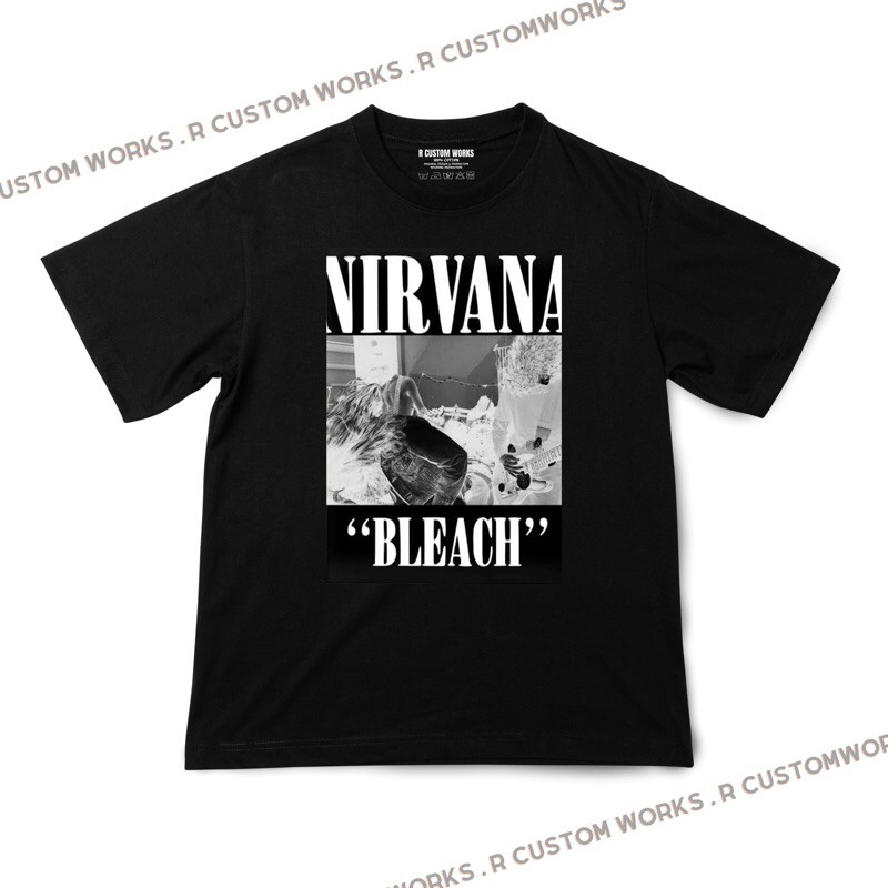 Kaos band Nirvana Bleach