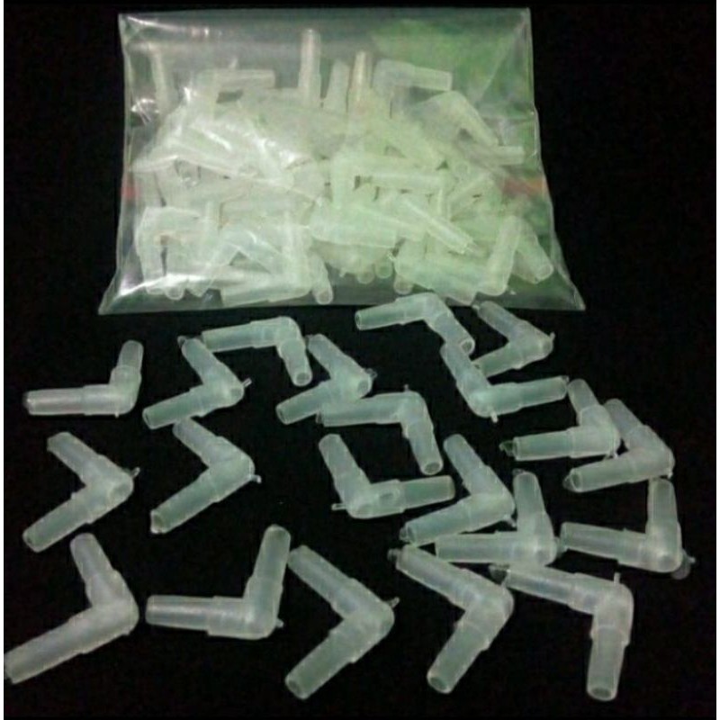 Sambungan L selang aerator Conector L selang aerator L selang aerator