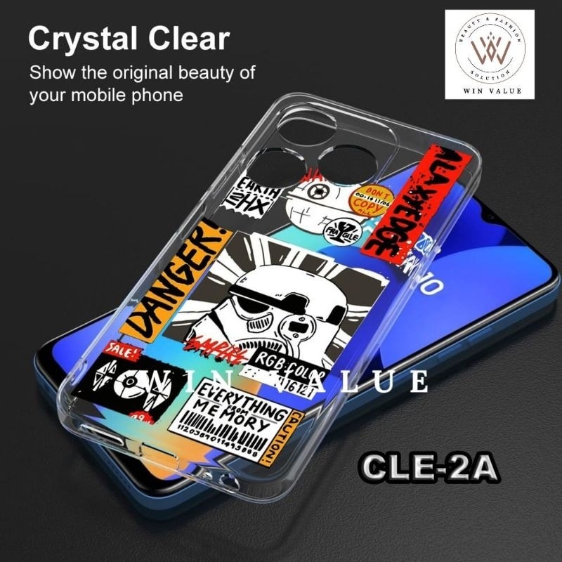 Tecno Spark 9T Tecno Spark 10 nfc Tecno Spark 10 Pro nfc Clear Case Bening Gambar CLE-02 Softcase cl