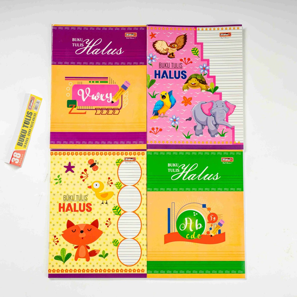 

Buku Tulis iBook isi 38Lbr Halus Kasar @ 10 Pcs