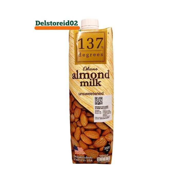 

137 degrees almond milk unsweetened 1000ml