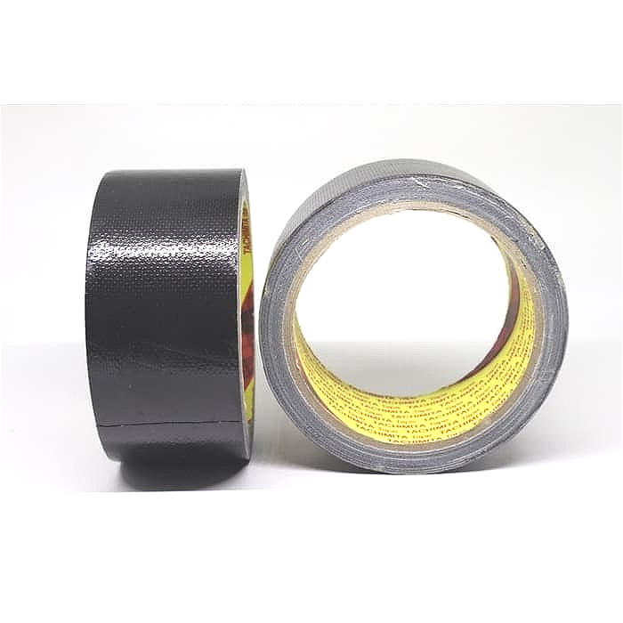 

CLOTH TAPE LAKBAN KAIN 2IN 2INCH WARNA HITAM BERKUALITAS