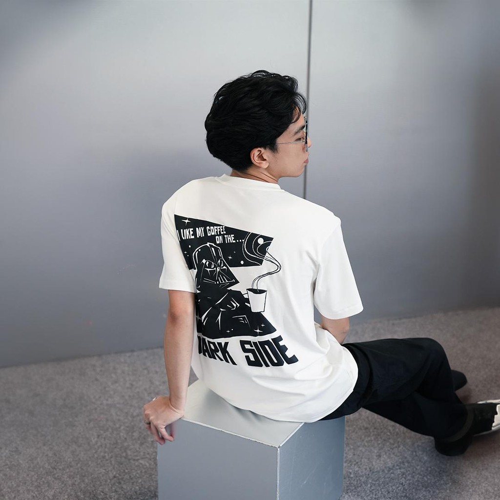 T-Shirt Dark Side Disney Star Wars - SALIE | Baju Kaos Pria Unisex Oversize Lengan Pendek Rayon