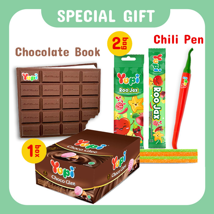 

Yupi Package Chocolate Book & Chili Pen